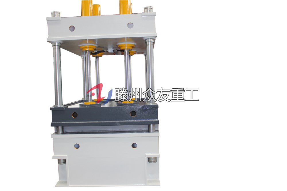 160T加熱大臺(tái)面三梁四柱液壓機(jī)
